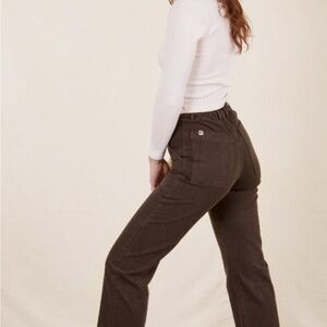 Classic Brown Straight Leg Women's Pants